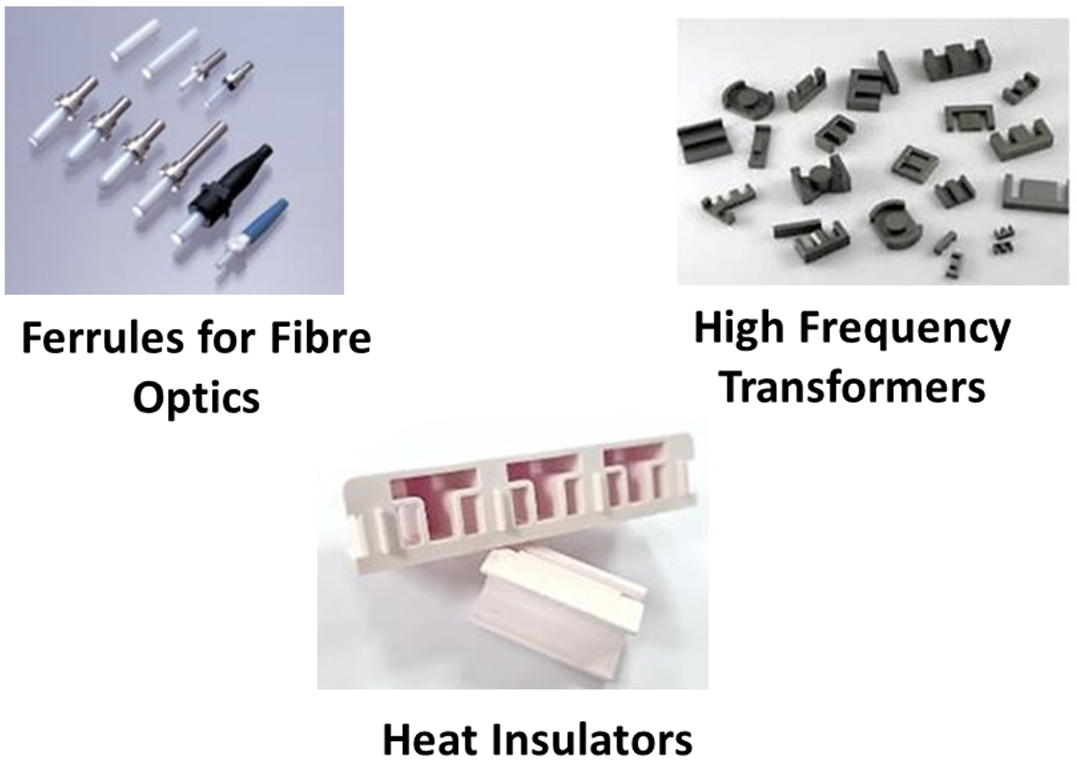 Ceramic components with high wear resistance